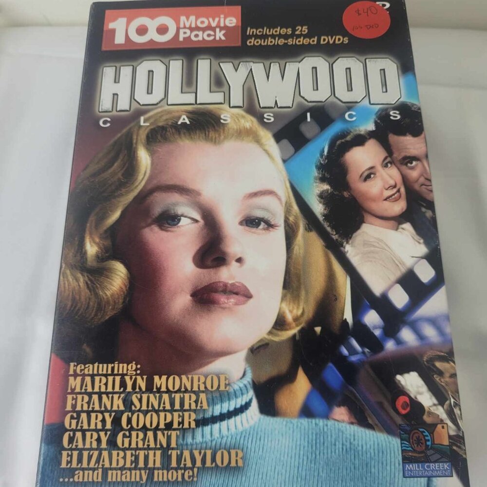 Hollywood Classics DVD, 2007, 25-Disc Set, 100 Movies